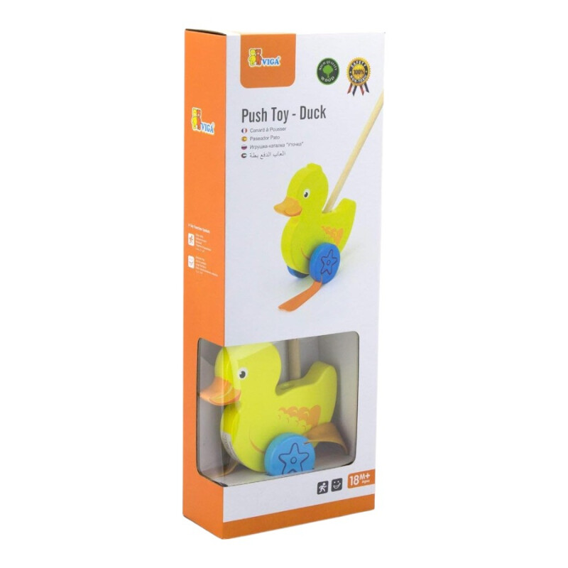 Paseador De Arrastre Pato Madera Paseador De Arrastre Pato Madera