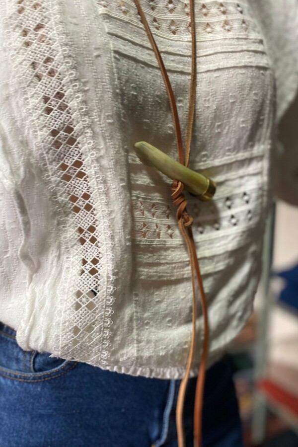 Alamar Guampa Necklace Con Engarce
