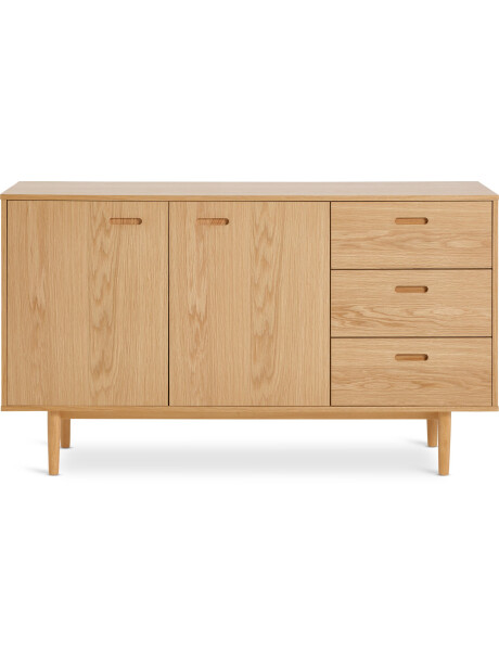 Aparador MARSTRAND 2 puertas 3 cajones roble nat Aparador MARSTRAND 2 puertas 3 cajones roble nat