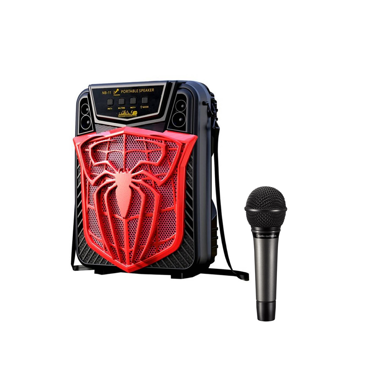 Parlante Portátil Spider Con Micrófono NB-11 