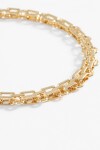 Collar choker eslabones dorado