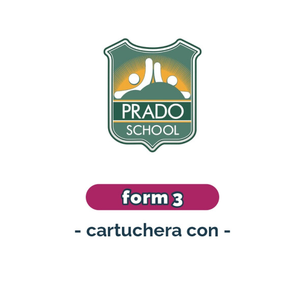 Lista de materiales - Primaria Form 3 cartuchera Prado School Única
