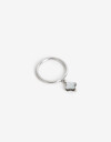 Anillos Chicos Perlas Anillo Nácar. - Plateado Rodio