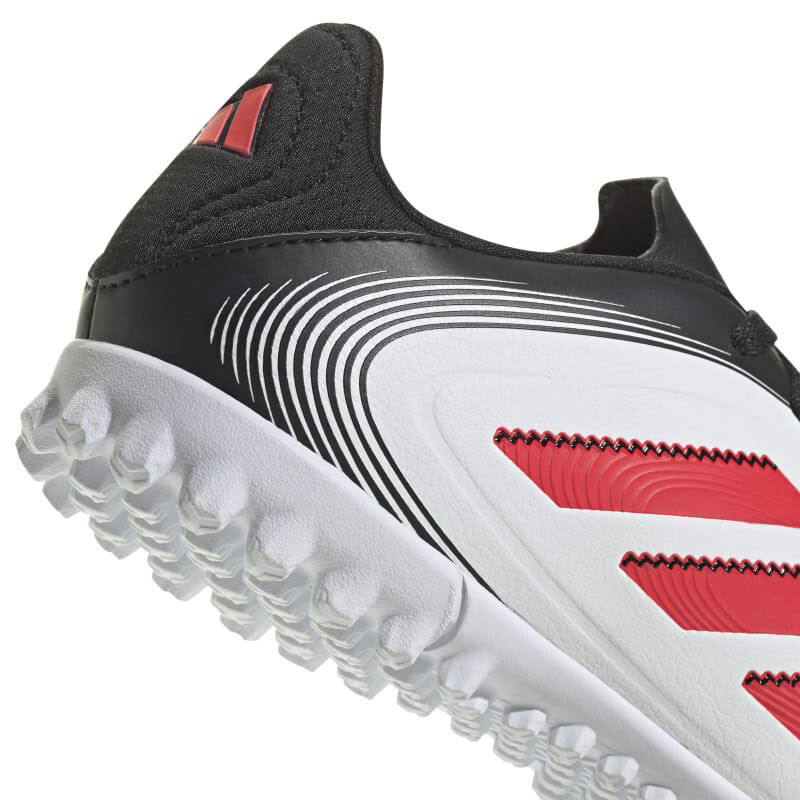 Championes de Niños Adidas Futbol 5 Copa Pure III Club TF Blanco - Negro - Rojo