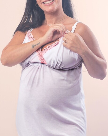 Solera Maternal Chloe Negra y Blanco