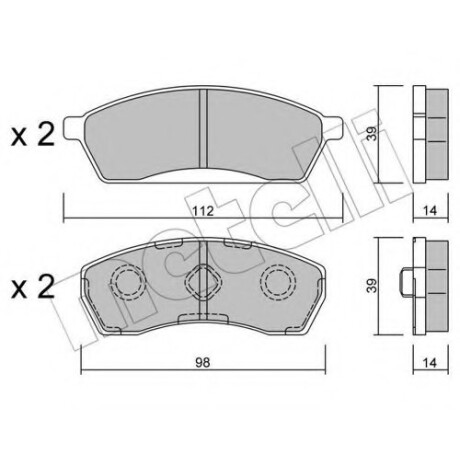 PASTILLAS DE FRENO SUBARU VIVIO 660CC EFFA CARGO 1.0-IDEAL - PASTILLAS DE FRENO SUBARU VIVIO 660CC EFFA CARGO 1.0-IDEAL -
