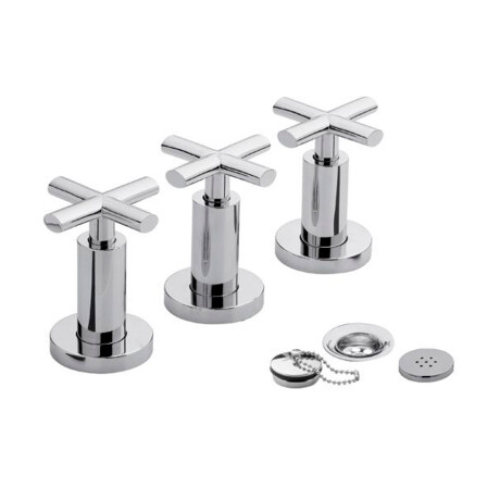 Griferia De Bidet Cromo Bimando Linea Nerea Fv CROMO