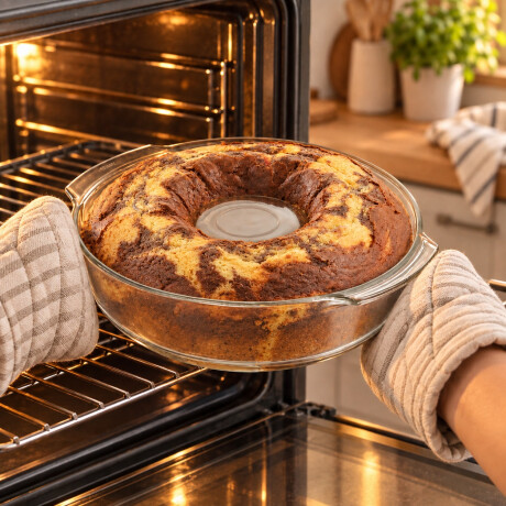 Molde Savarín de Vidrio para Horno 28,5 cm Molde Savarín de Vidrio para Horno 28,5 cm
