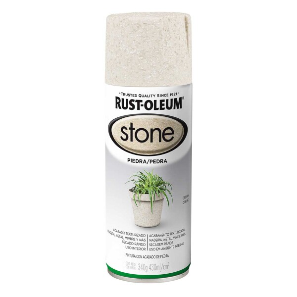 Esmalte Aerosol Efecto Piedra Crema 340Gr Rust Oleum