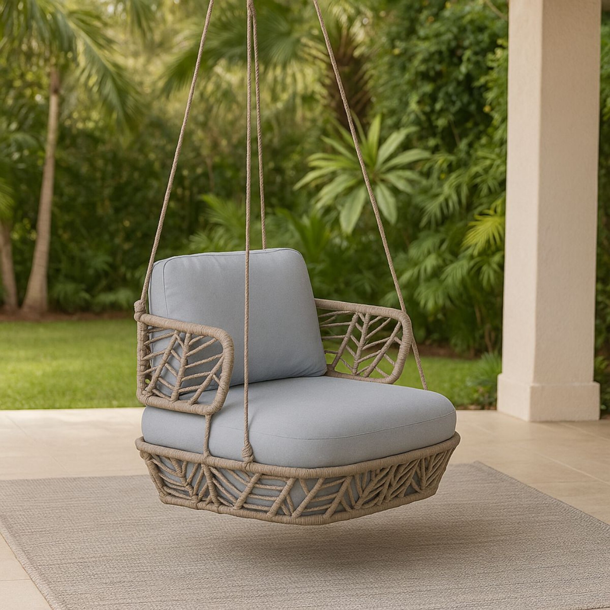 Hamaca Samba De Amazonas – Tamaño Único Unisex, Capacidad De 150 Kg, Tejido EllTex Resistente Al Sol Y La Humedad, Ideal Para Jardín, Playa O Camping (Color Fuego)