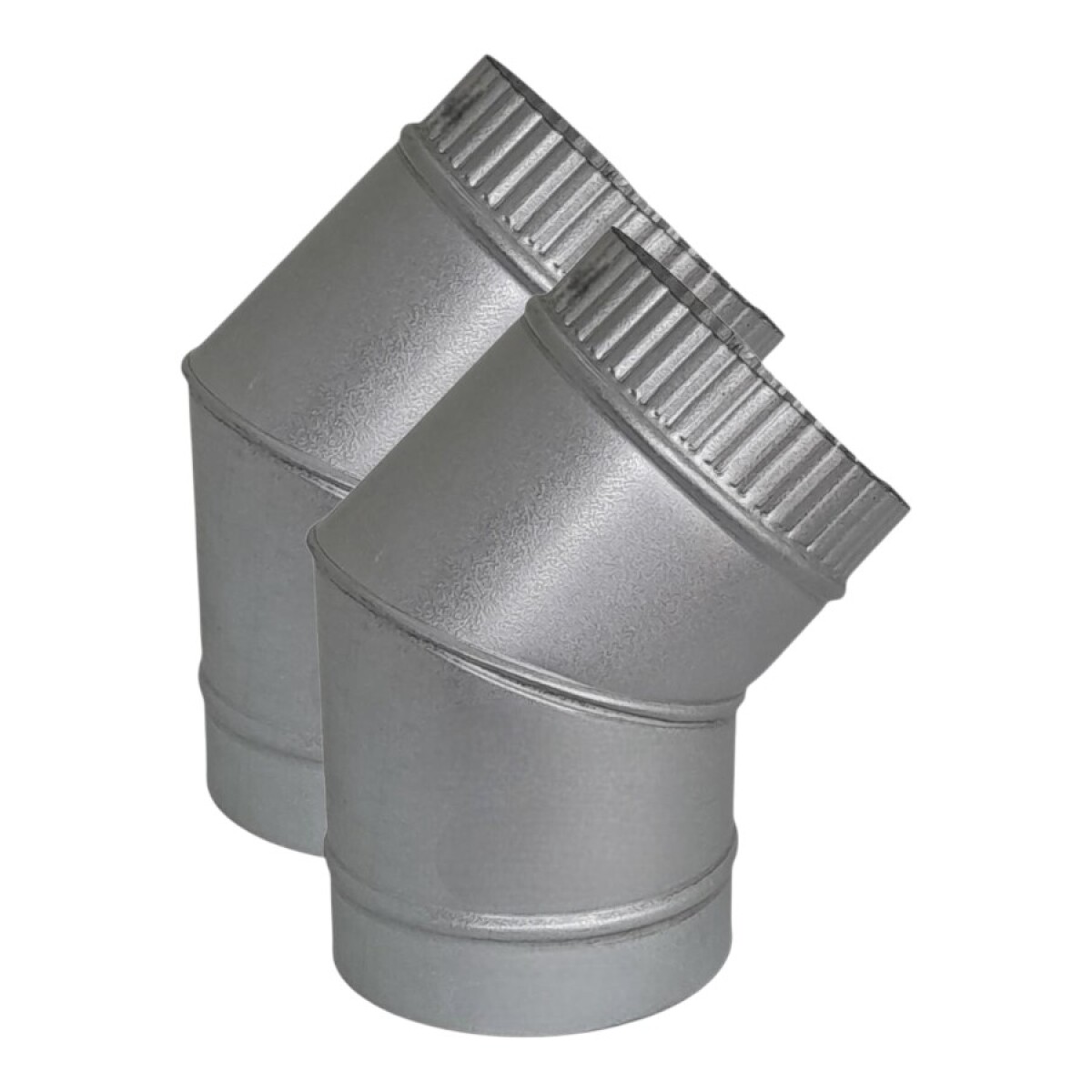 Par Codos Caño Aluminizado 10" 250 mm 