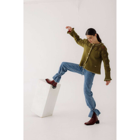 Jean Straight Belt Celeste