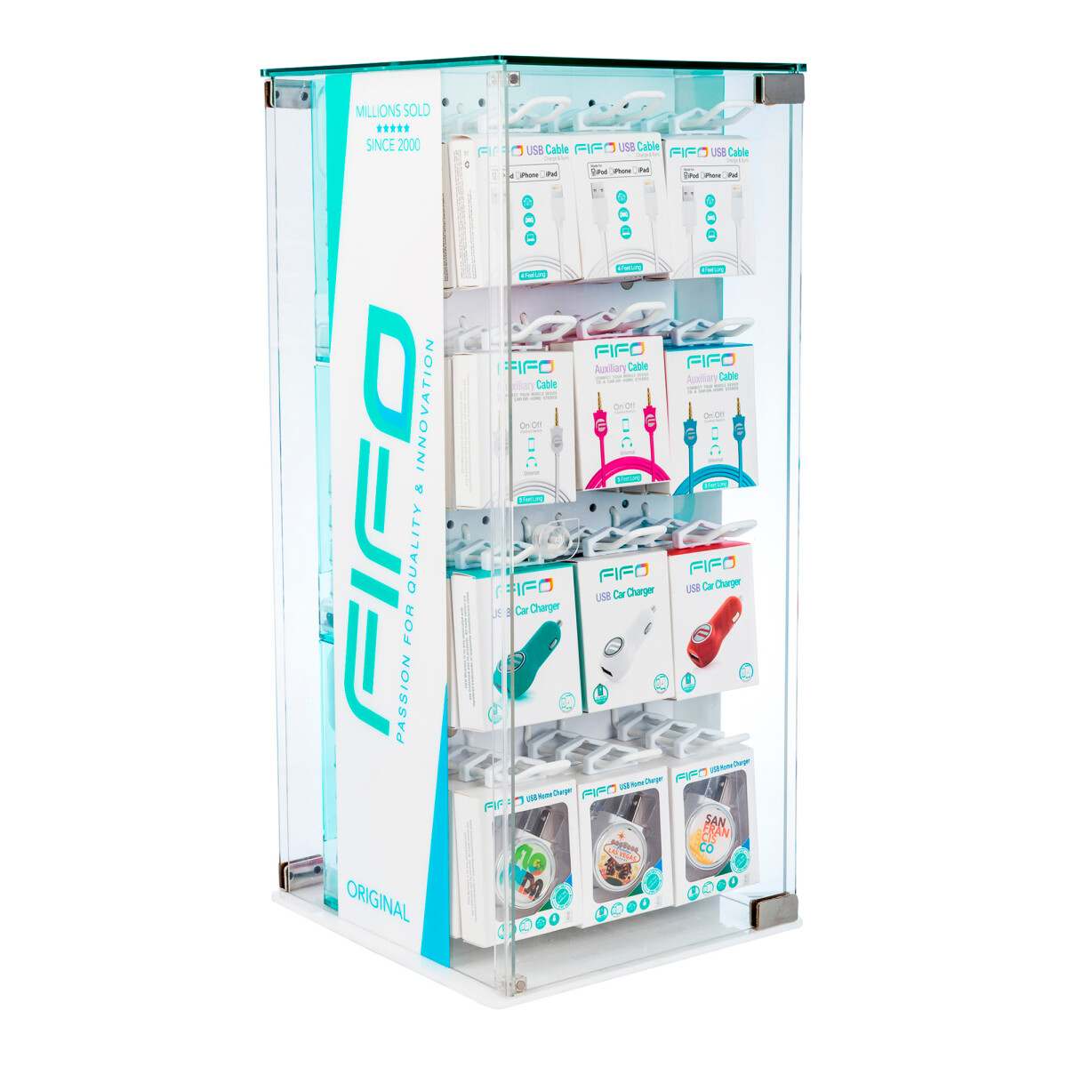 Exhibidor Acrílico Fifo Flamingo 6 Mini 