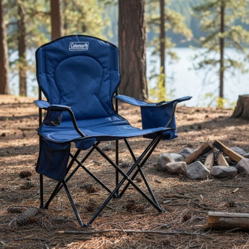 Silla Plegable Coleman Extra Grande Azul