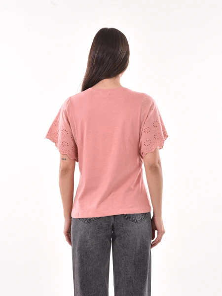 REMERA BUTTERFLY DURAZNO
