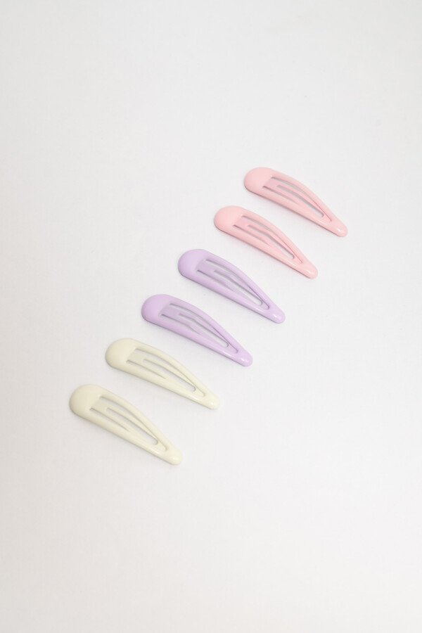 Pack x 6 clips para pelo Colores