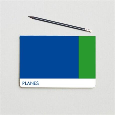 Planificador semanal azul y verde Sc