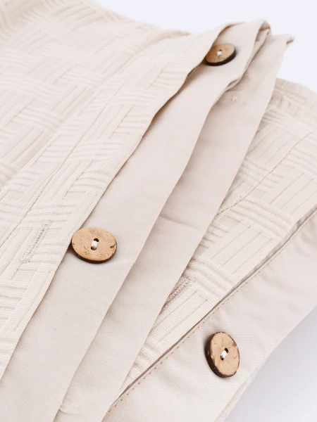 FUNDA ACOLCHADO SET 3 PCS BEIGE
