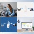 Extensor Wifi Repetidor Doble Banda Router Modem 4 Antenas Variante Color Blanco