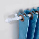Barrote Cortina Palo de Metal 2,50m 28mm + 2 soportes Blanco BLANCO