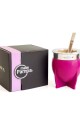 MATE PAMPA XL CON BOMBILLA FUCSIA