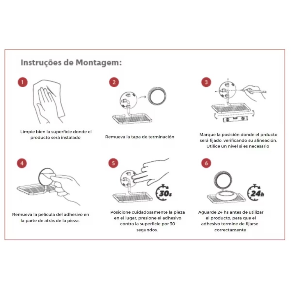 ORGANIZADOR DE BAÑO ADHESIVO Organizador De Baño Adhesivo