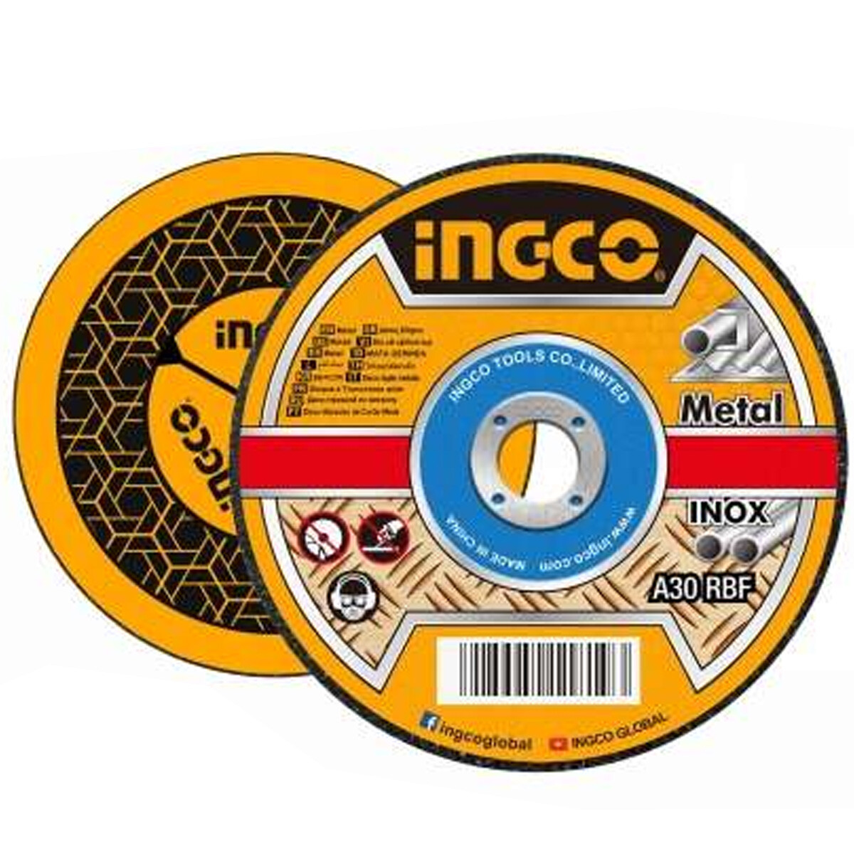 DISCO CORTE METAL INGCO 7 PULG X 1.6MM ECO MCD161801 