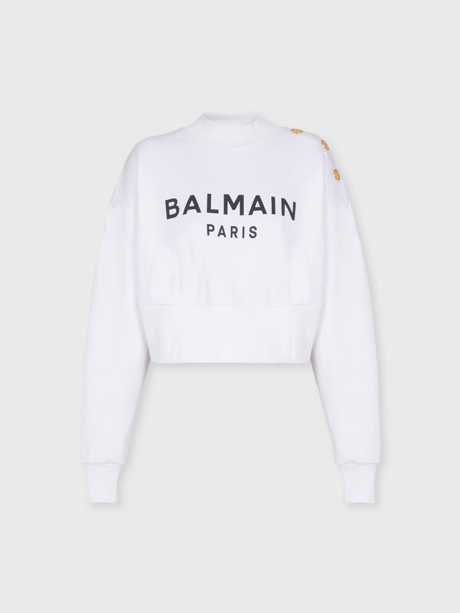 BALMAIN - SWEATSHIRT ESTAMPADO PARIS 