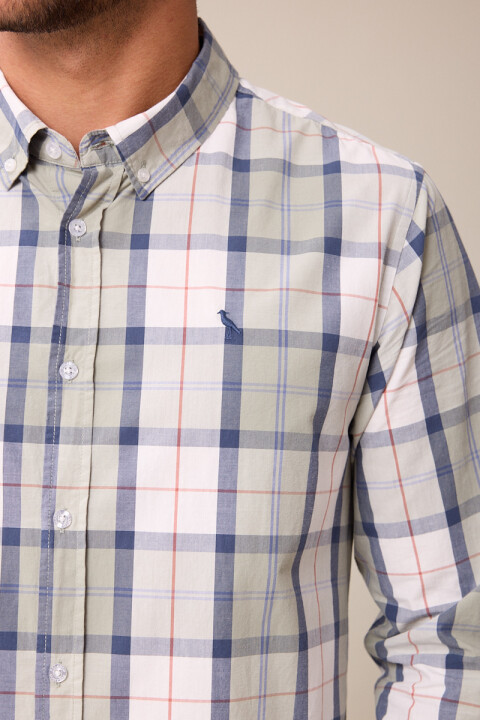 CAMISA LURON POLANCO Azul Cuadros