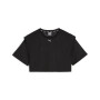 Puma Fit Move Mesh Crop Tee - Mujer Black