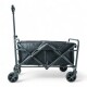 Carro 4 Ruedas Plegable Playa Camping Exteriores 120 Kg Negro