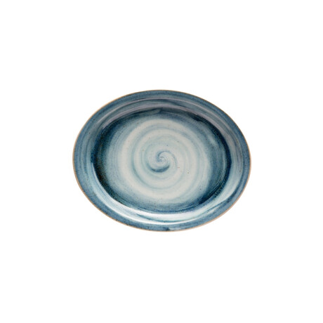Bandeja de Porcelana Azul 30x24 cm Bandeja de Porcelana Azul 30x24 cm