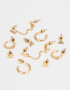 Aros Sets Con strass Set De Aros Con Strass - Dorado