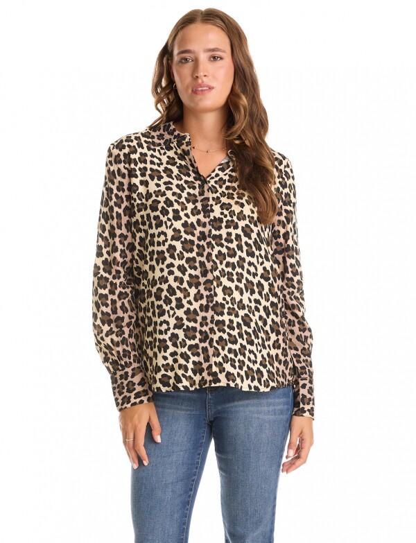 Camisa Print BEIGE/MULTI