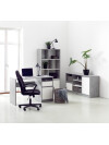 Estantería BILLUND blanco/cemento Estantería BILLUND blanco/cemento
