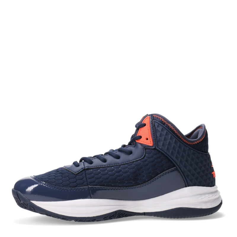 Championes de Hombre Topper Bota Basket Block Azul Marino - Rosado Coral