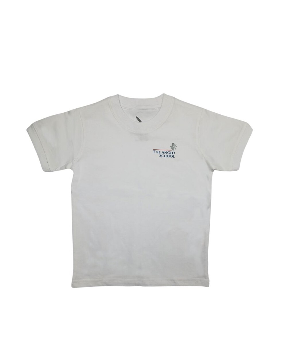 T-shirt manga corta The Anglo School - Blanco 