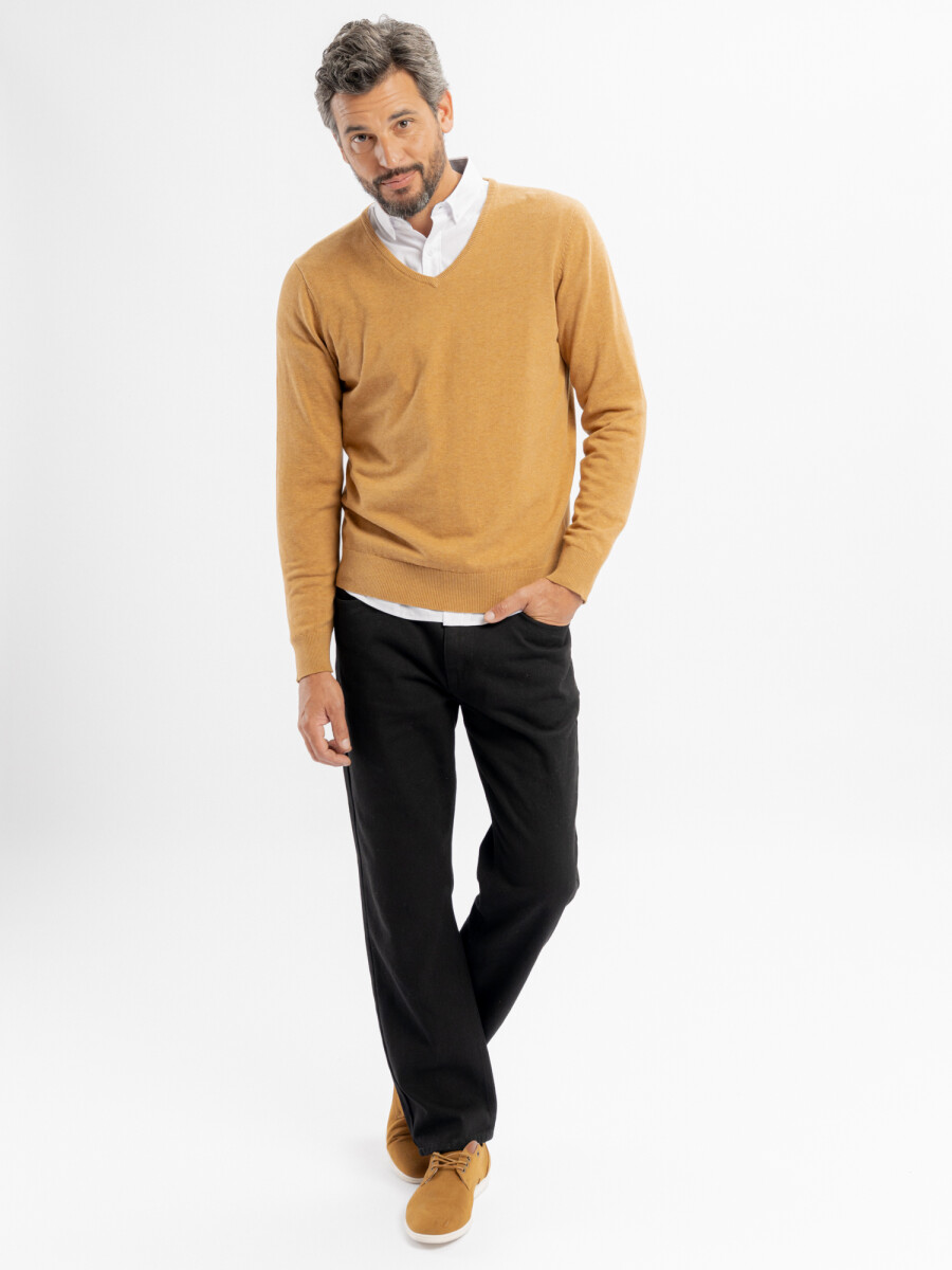 Buzo algodon Dublin - tostado melange 