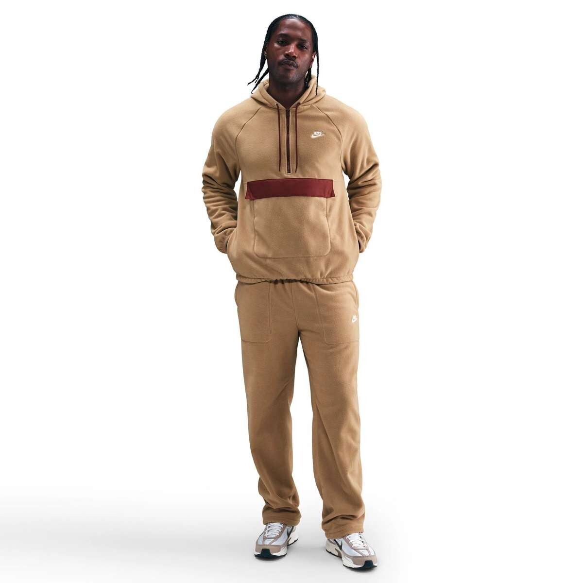 Abrigo Nike Sportswear Club de Hombre - crema 