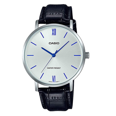 Reloj CASIO MTPVT01L-7B1UDF en Cuero Negro Esfera 46mm 0