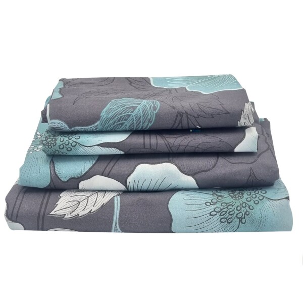 Juego Sabanas + Almohadas Alondra 2 Plazas Completo Diseños Variante Diseño Flores