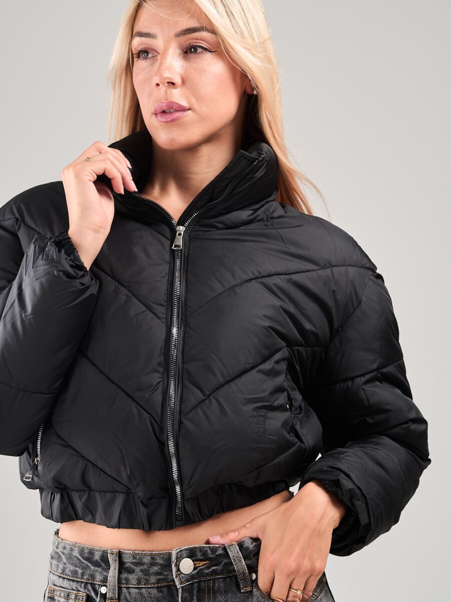 Campera Puffer Slowly - Black 