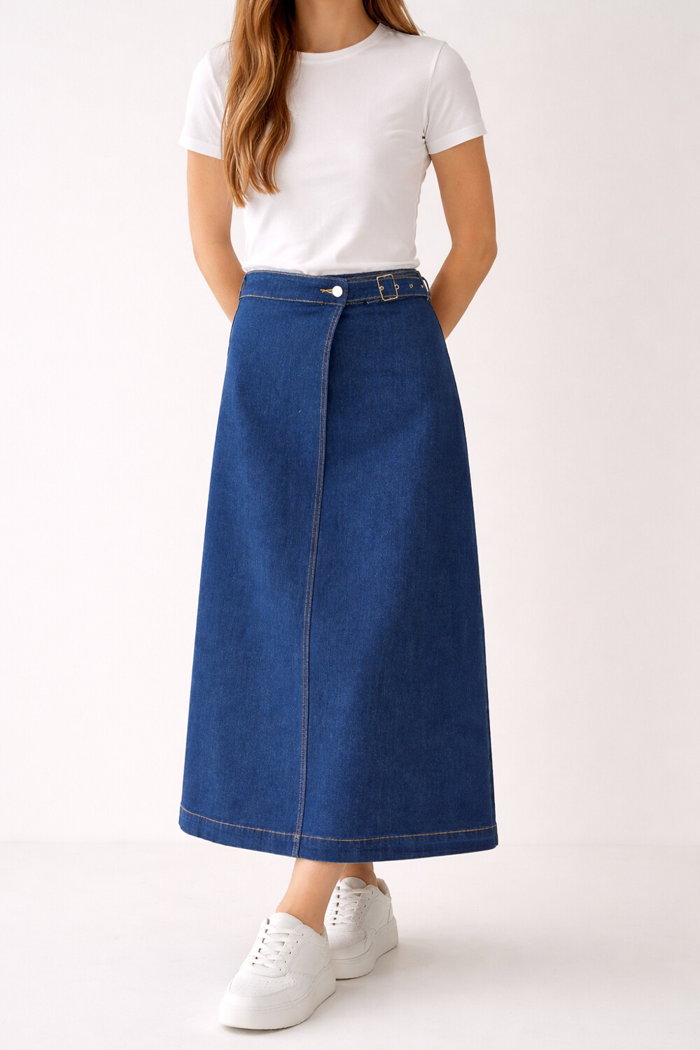 Falda Tital Azul Indigo