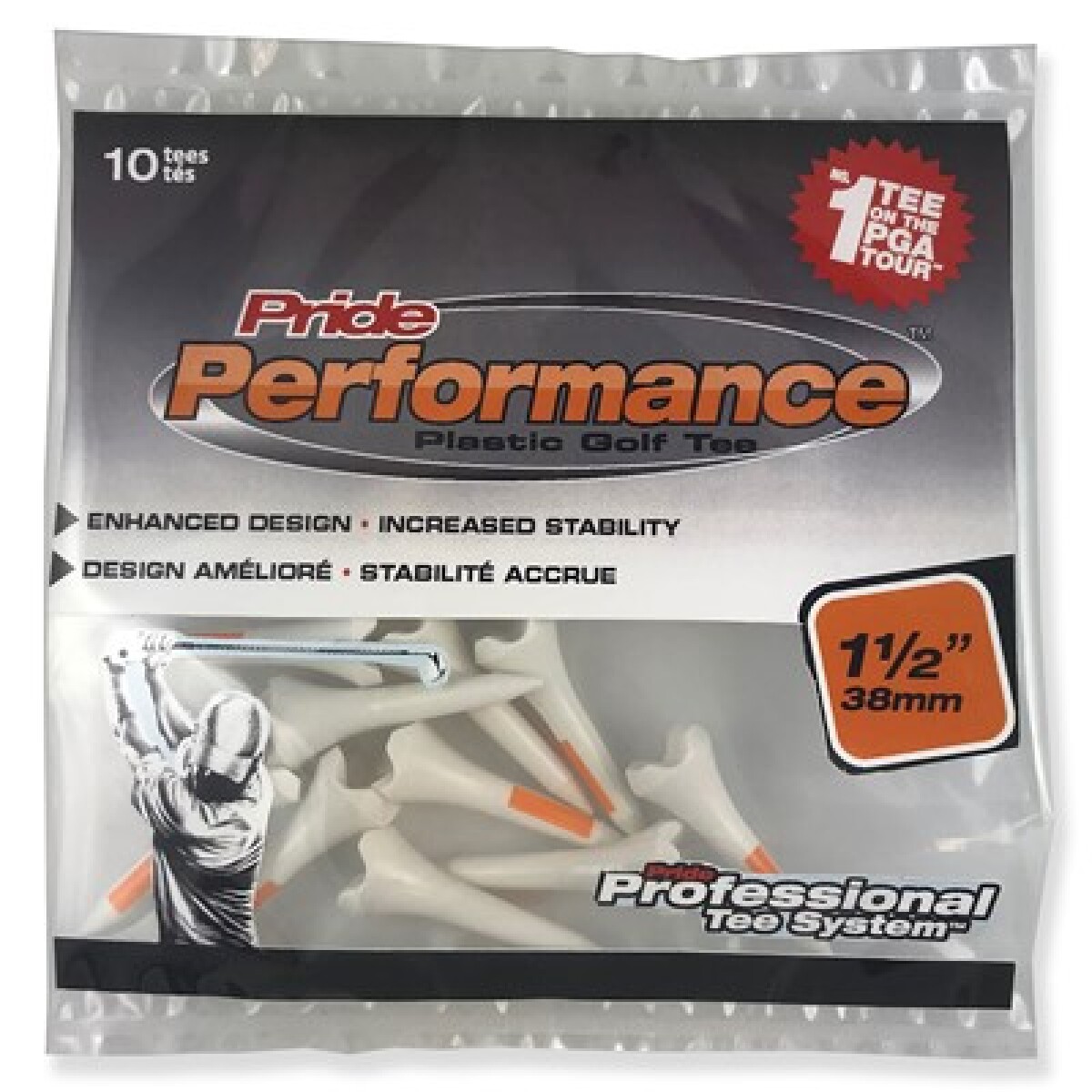 TEES GOLF PRIDE PERFORMANCE - 1 1/2 " 