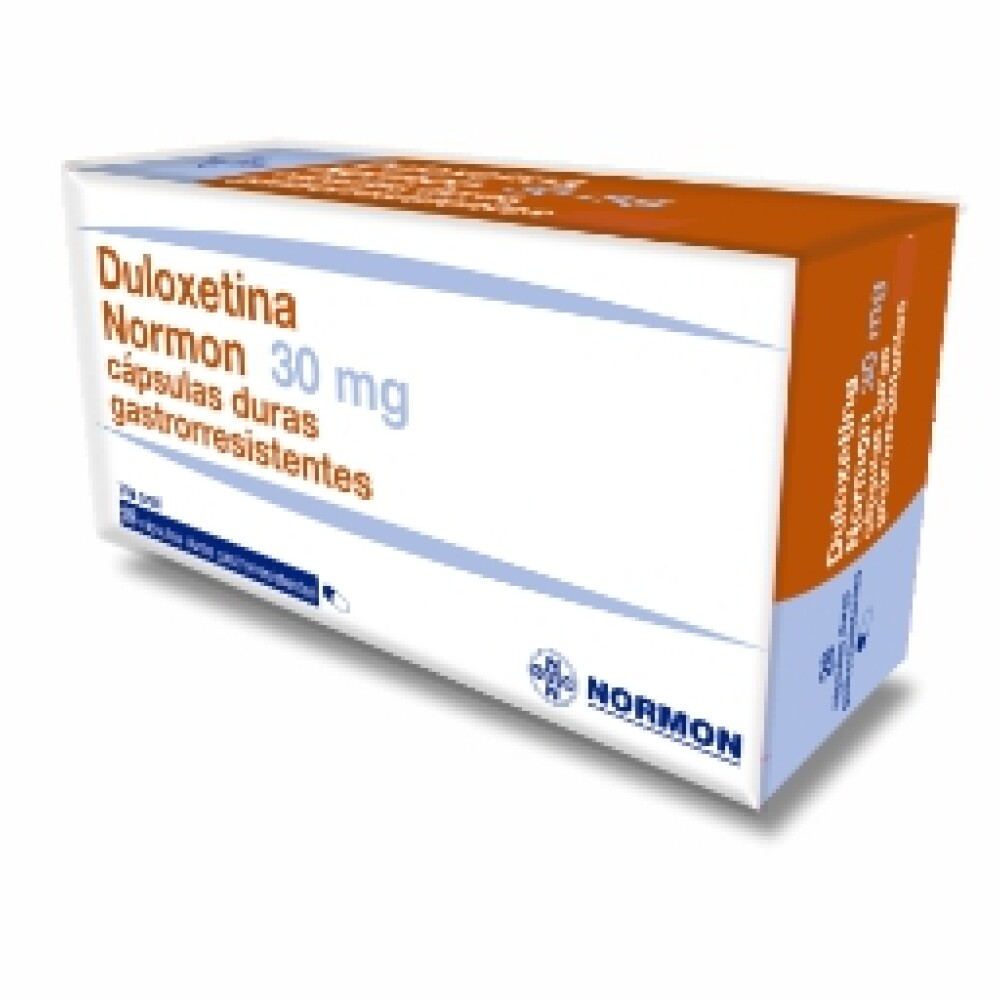 DULOXETINA NORMON 30 MG X 28 CAPS única
