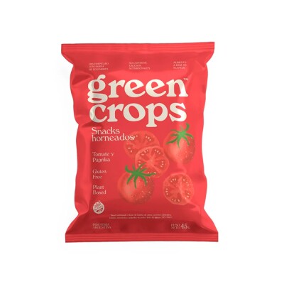 Snack Tomate y Páprika 95 g Green Crops Green Crops Tomate Y Paprika