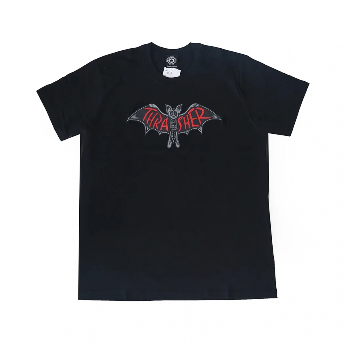 REMERA THRASHER BAT LOGO - Black 