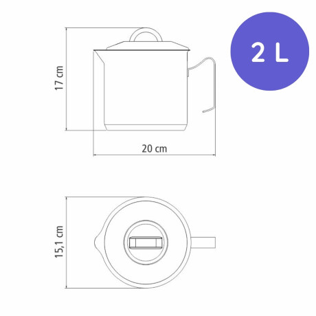 Hervidor 2 Litros Solar Acero Inoxidable Tramontina Hervidor 2 Litros Solar Acero Inoxidable Tramontina