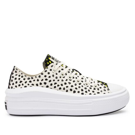 Championes Converse de Dama - ALL STAR MOVE - A01120C EGRET/BLACK/WHITE