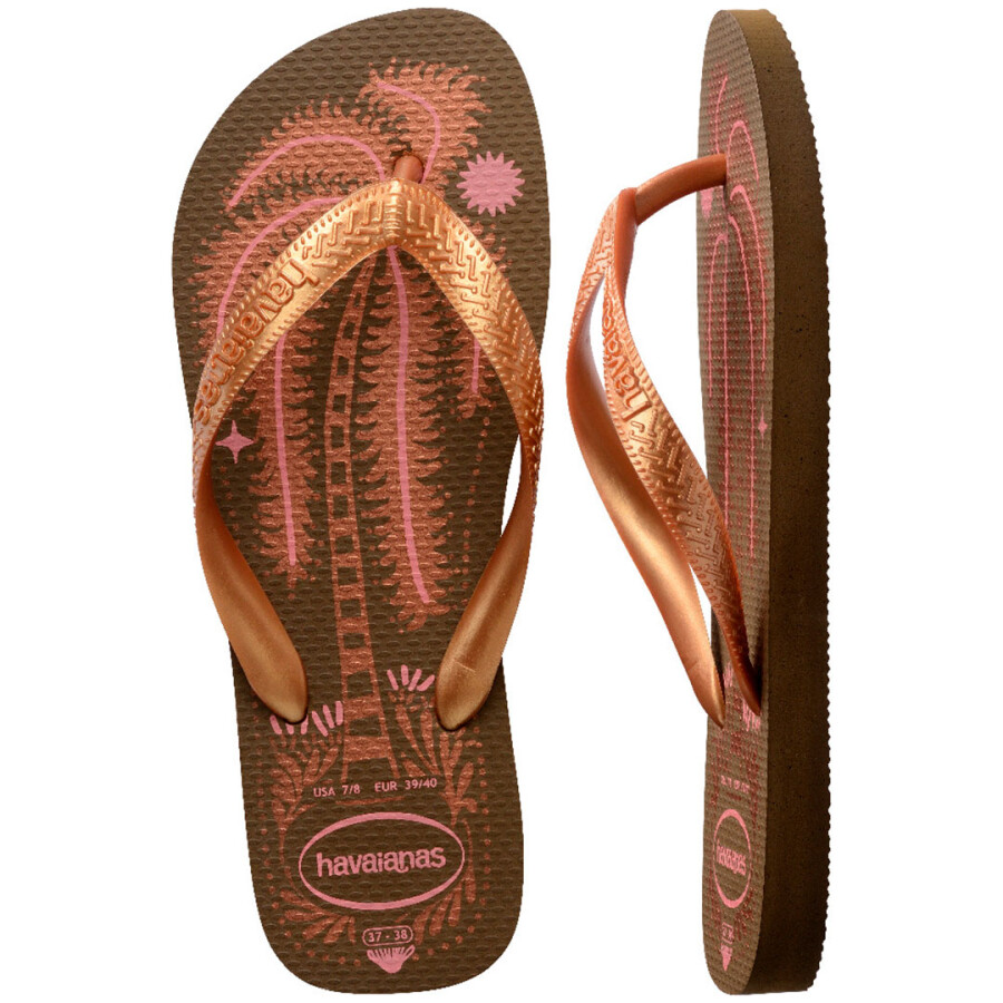 Sandalias de Mujer Havaianas Top Summer Vibes Marrón